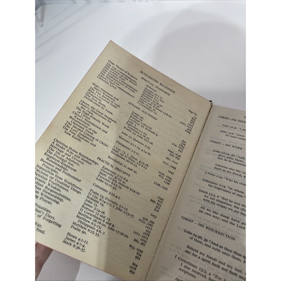 Holy‎ Bible Placed By The Gideon's 1961 Vintage Religious Hardcover Book - Picture 6 of 10